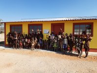 Die Schule befindet sich in Ovijere im Norden von Namibia.